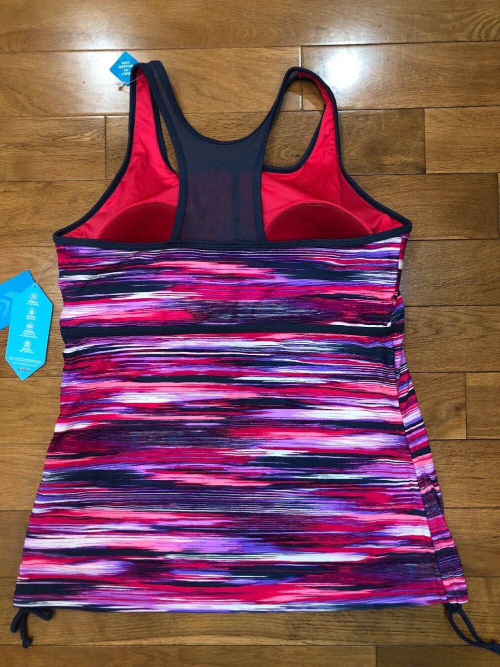 NWT Free Country Ruby Slate Swim Top Size XXL (18) - Picture 9 of 10